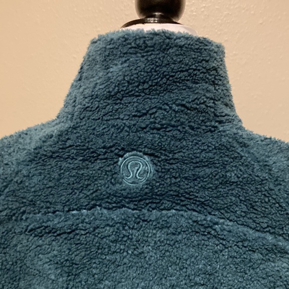 🔥 Lululemon Scuba Oversized Half Zip Hoodie Green Jasper Jade XS/S - Picture 8 of 8